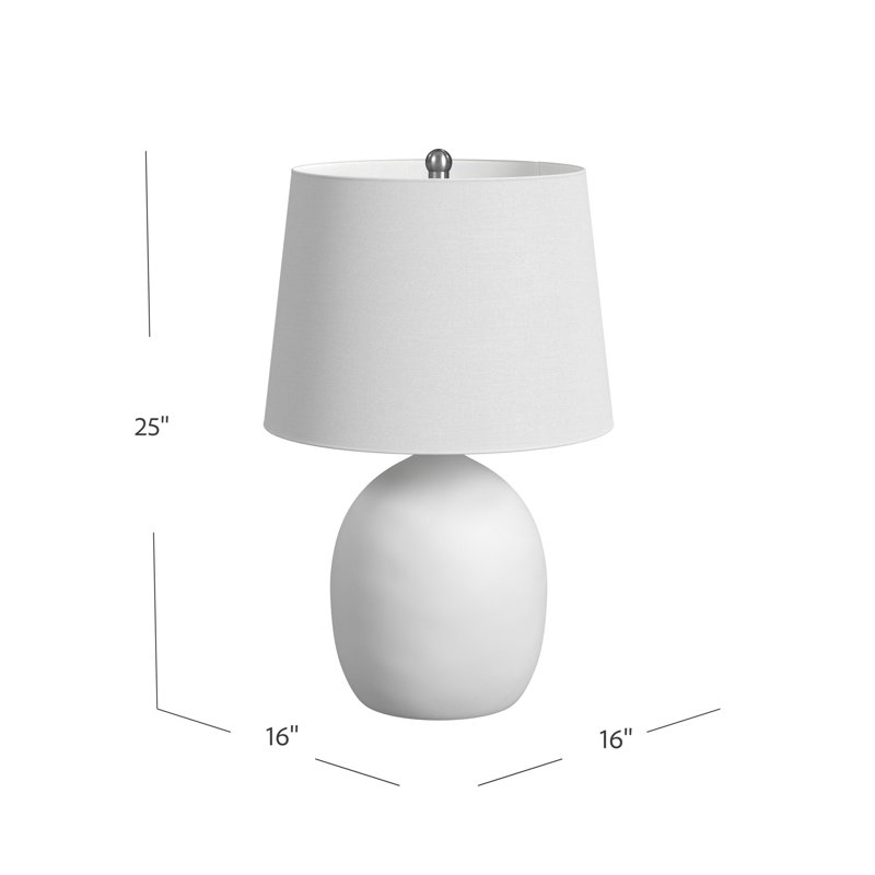 Joss & Main Clarise Concrete Table Lamp Wayfair